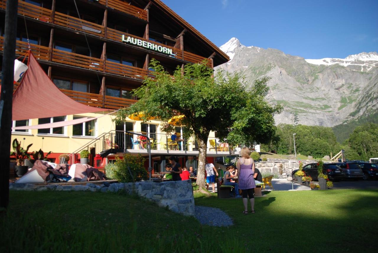 Hotel Lauberhorn Grindelwald Exterior foto