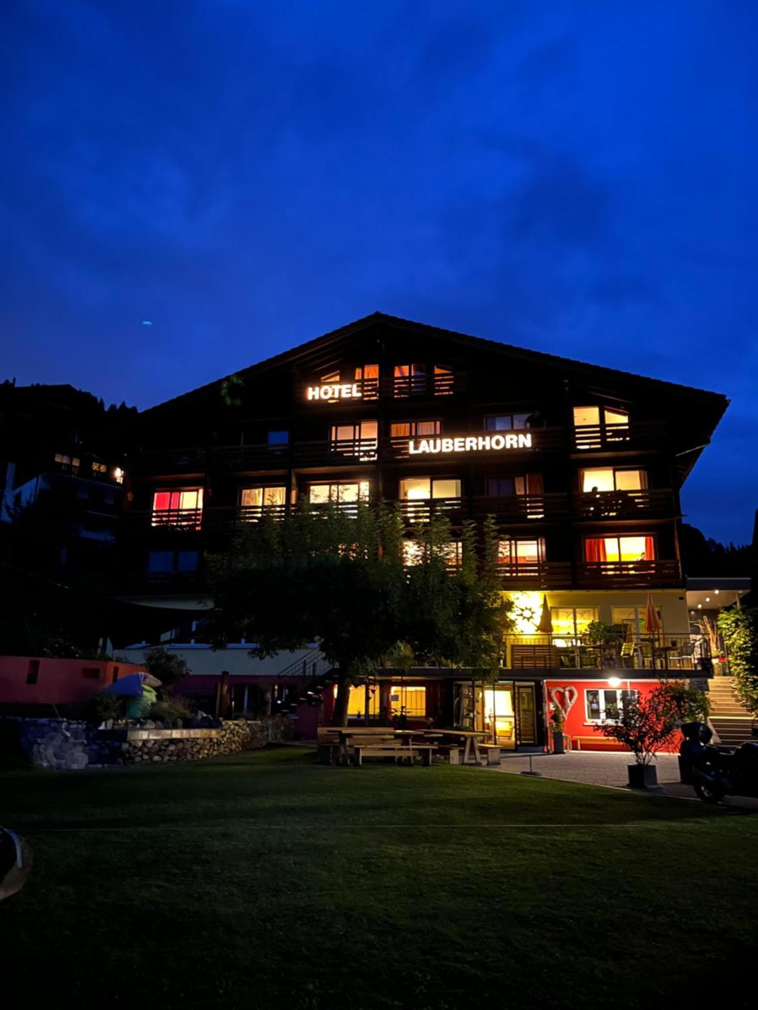 Hotel Lauberhorn Grindelwald Exterior foto