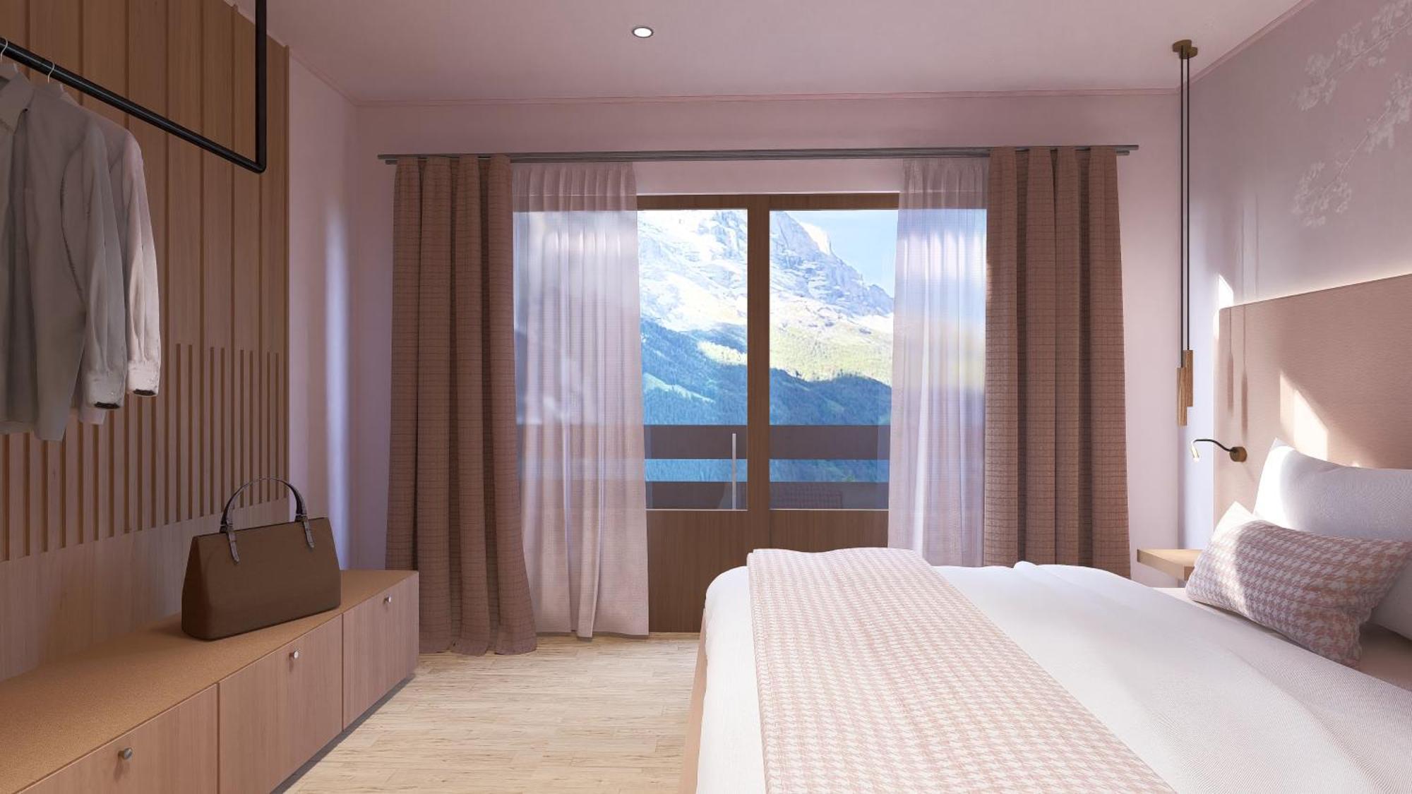 Hotel Lauberhorn Grindelwald Exterior foto