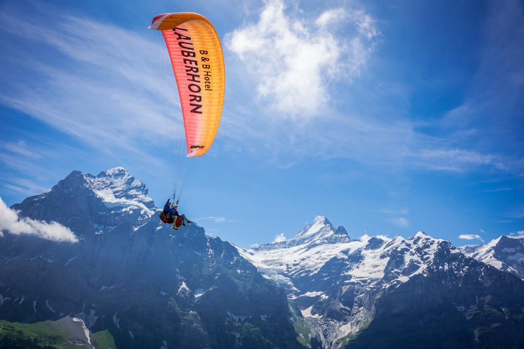 Hotel Lauberhorn Grindelwald Exterior foto