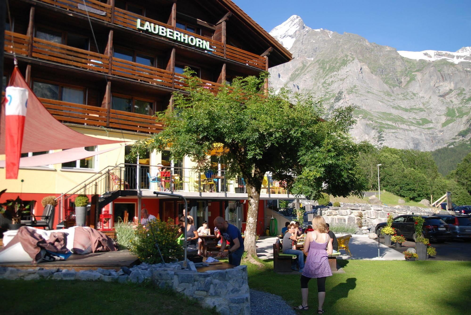 Hotel Lauberhorn Grindelwald Exterior foto