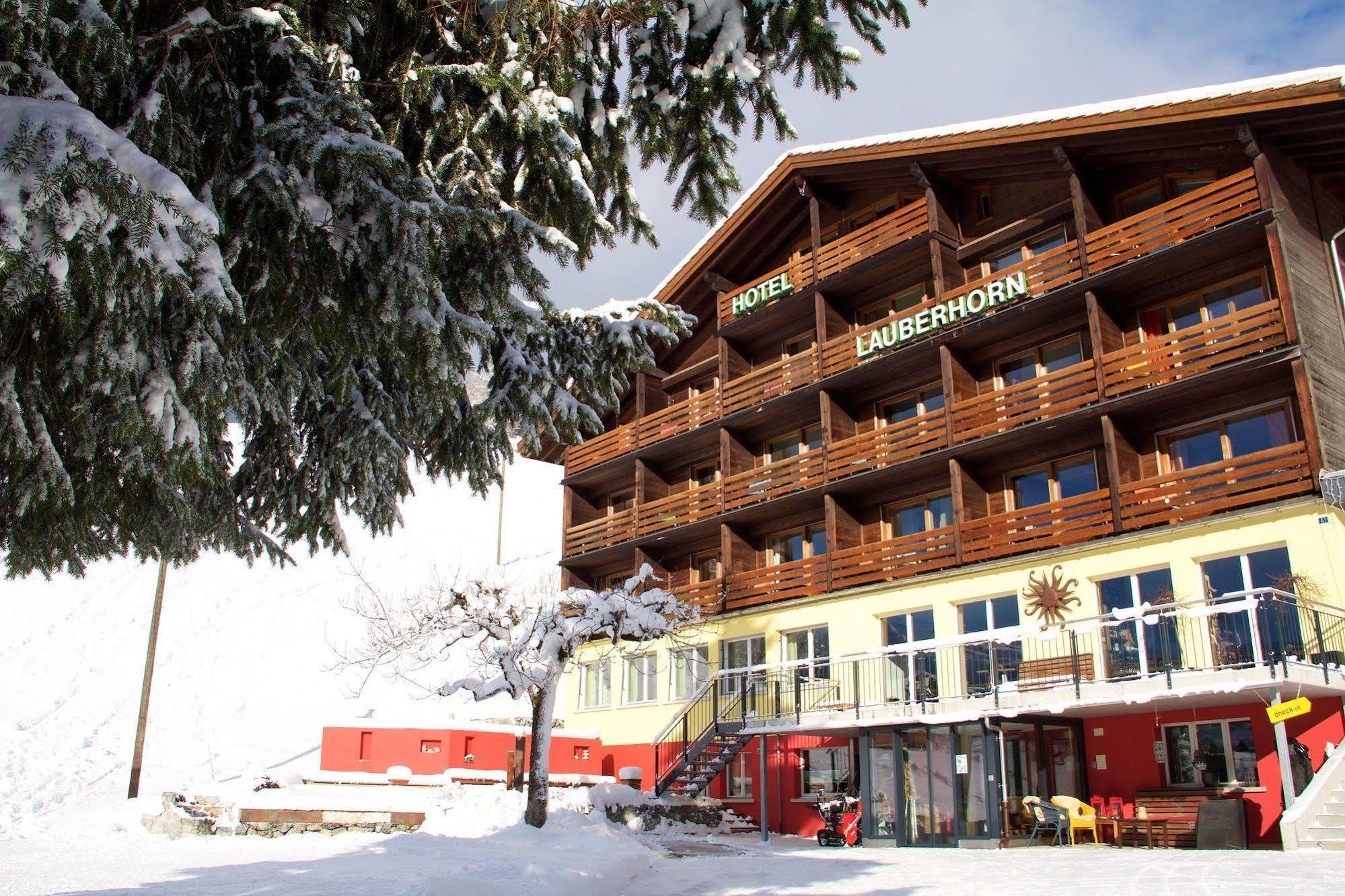 Hotel Lauberhorn Grindelwald Exterior foto